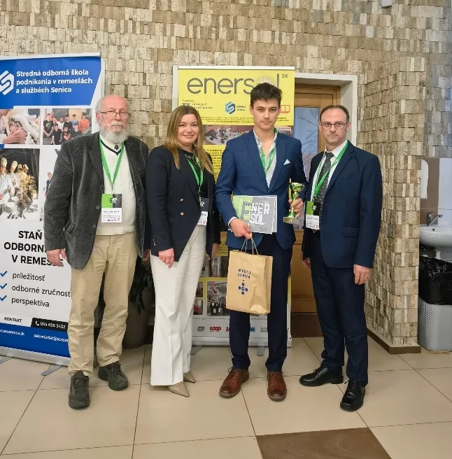 Ocenenie na celoštátnom kole ENERSOL SK